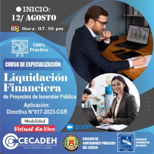 3GRUPO-2025- CURSO DE ESPECIALIZACION: LIQUIDACION FINANCIERA DE PROYECTOS DE INVERSION PUBLICA