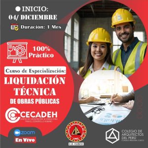 3GRUPO-2025-CURSO DE ESPECIALIZACION:LIQUIDACION TECNICA DE OBRAS PUBLICAS