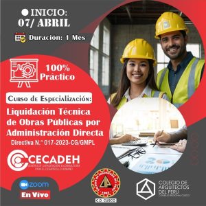 1GRUPO-2026-CURSO DE ESPECIALIZACION:LIQUIDACION TECNICA DE OBRAS PUBLICAS