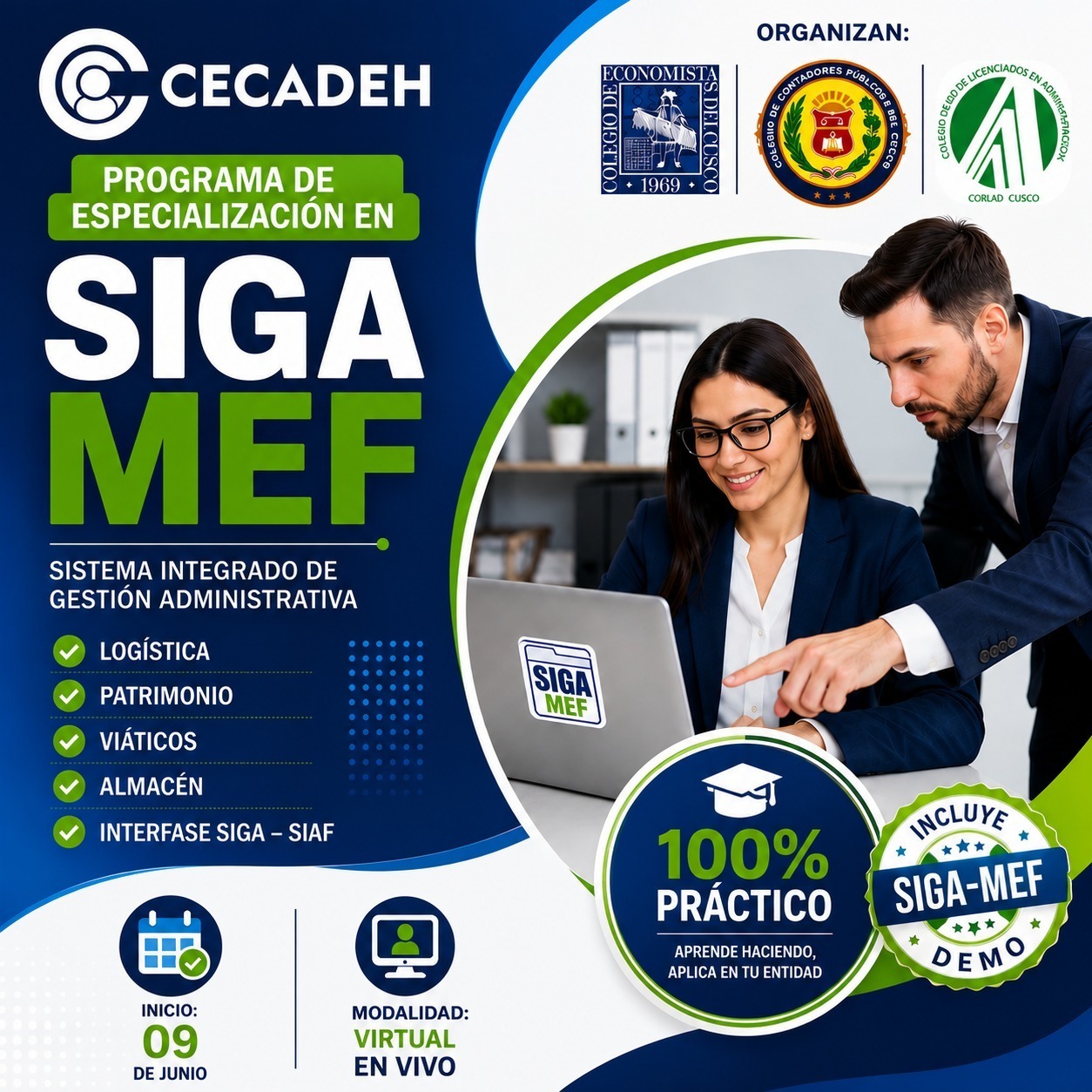 1GRUPO-2026 PROGRAMA DE ESPECIALIZACION: SIGA MEF(Sistema Integrado de Gestion Administrativa)
