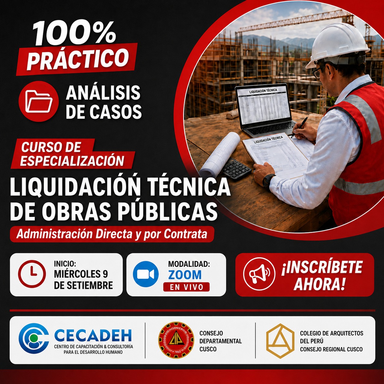 2GRUPO-2026-CURSO DE ESPECIALIZACION: LIQUIDACION TECNICA DE OBRAS PUBLICAS